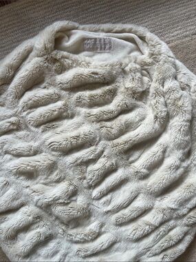 Fabulous Furs Cream Faux Fur Jacket